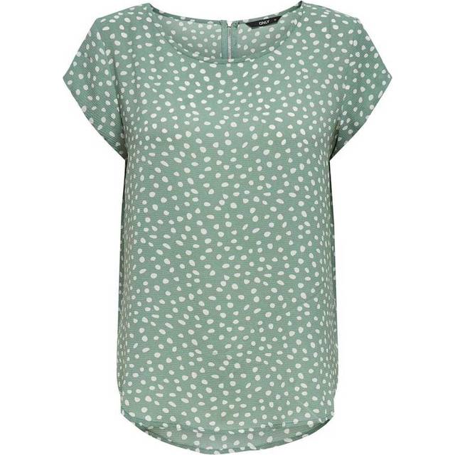 Women's top Only Vic manches courtes - Vert - 34