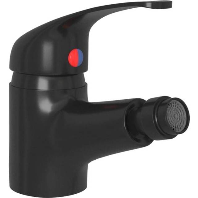 vidaXL Bathroom Bidet Mixer Tap Black 13x12 cm