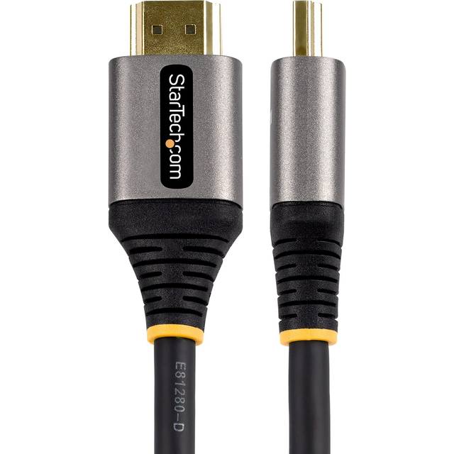 StarTech.com 6ft (2m) HDMI 2.1 Cable 8K - Certified Ultra High Speed HDMI Cable 48Gbps - 8K 60Hz/4K 120Hz HDR10+ eARC - Ultra HD 8K HDMI Cable - Monitor/TV/Display - Flexible TPE Jacket
