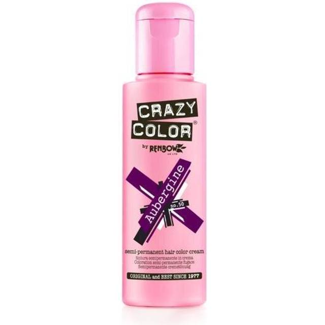 Renbow Crazy Color Semi-Permanent Hair Colour - 50 Aubergine