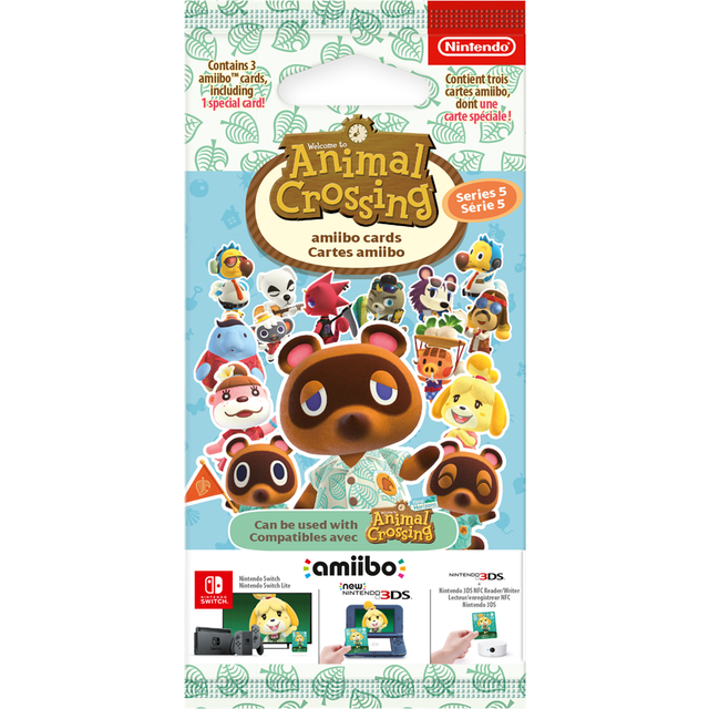 Nintendo Animal Crossing Series 5 amiibo Cards (3pcs)