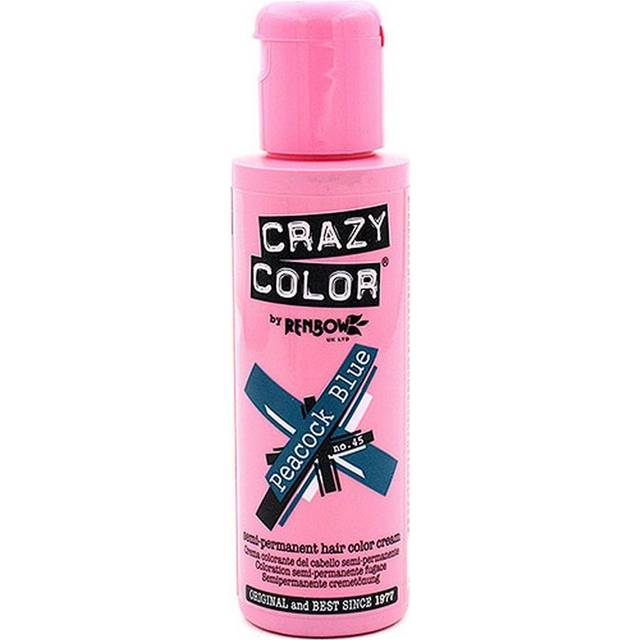 Crazy Color Peacock Blue Semi-Permanent Hair Dye