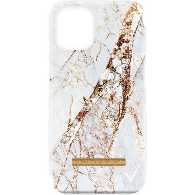 Onsala mobilskal till iPhone 13 Mini Soft White Rhino Marble