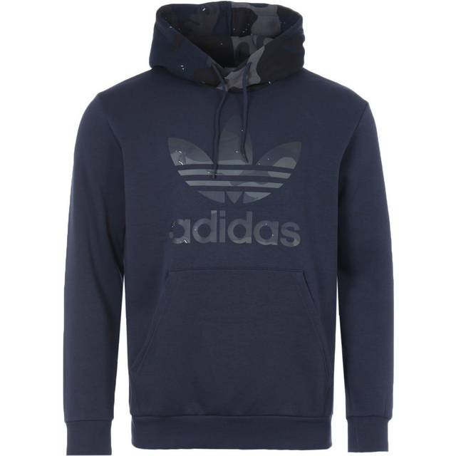 Adidas - Camo Ntnavy - Hoodie - blue - S - 70% Cotton, 30% Polyester,Sweat