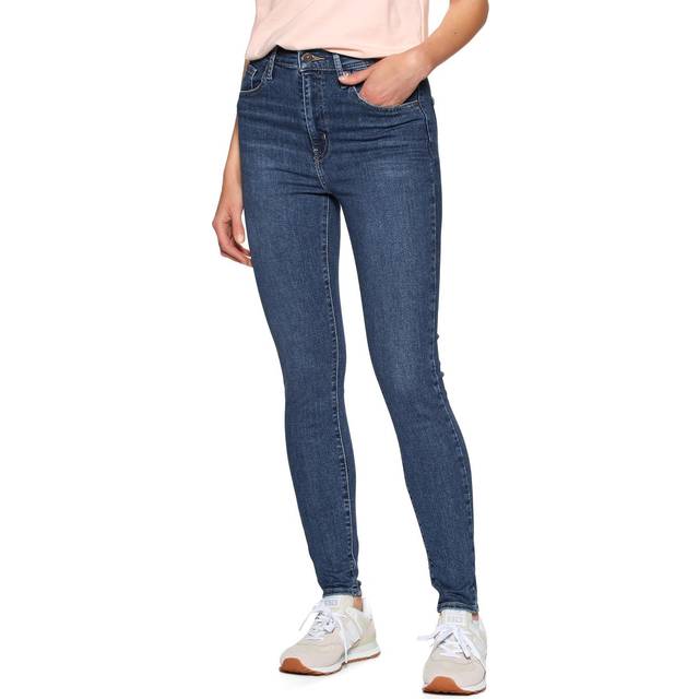 Mid Blue Mile High Super Skinny stretch Jeans (26 30)