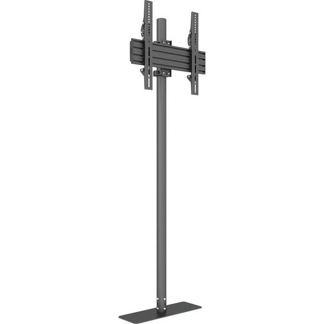 M single pole floormount pro, 32" to 65" screen, black - 7350073738939