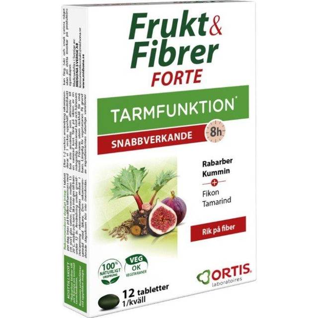 Frukt & Fibrer Forte 12 tabletter