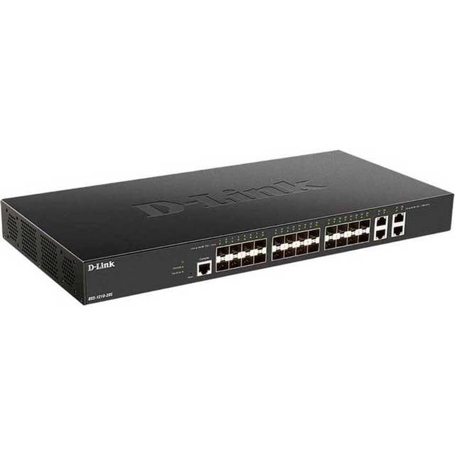 D-Link DXS-1210-28S network switch Managed L2/L3 10G SFP+ (100/1000/10000) 1U Black