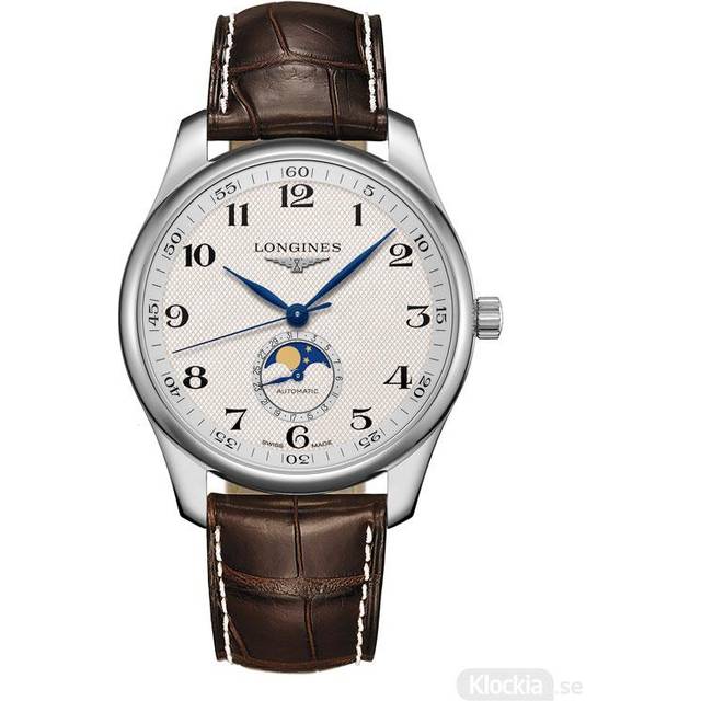 Longines Master Collection 42mm Men's Brown Leather Strap Watch