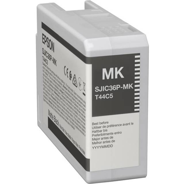 Epson C13T44C540 (SJIC-36-P-MK) Ink cartridge black matt, 80ml