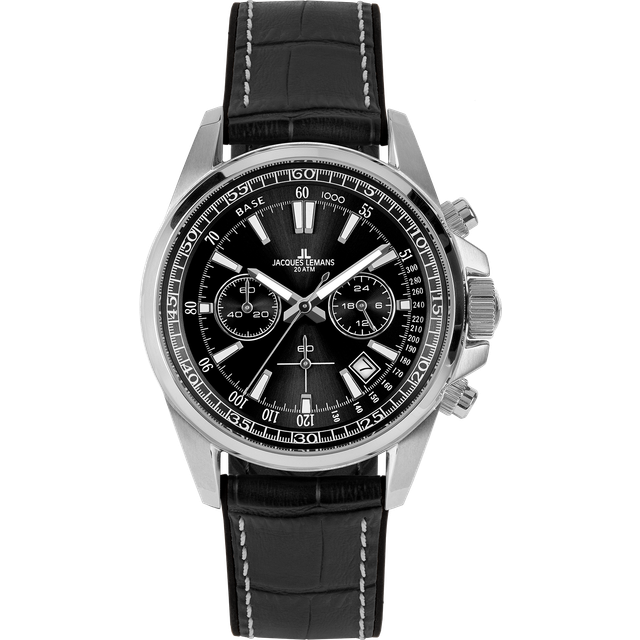 Jacques Lemans Chronograph Sport 1-2117A - silber