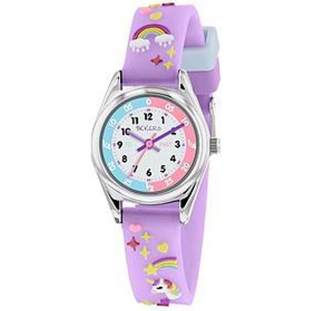 Tikkers Kid's 3D Football Navy Coloured Silicone Strap Watch