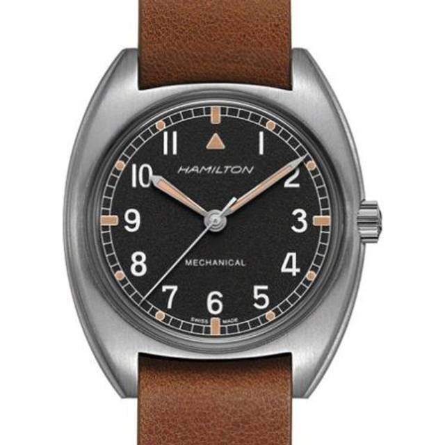 Hamilton Watch Khaki Aviation Pilot Pioneer - Black