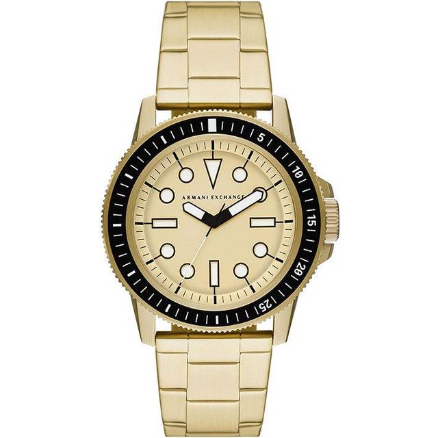Armani Exchange Herrklocka AX1854 Leonardo Guldtonad/Guldtonat stål