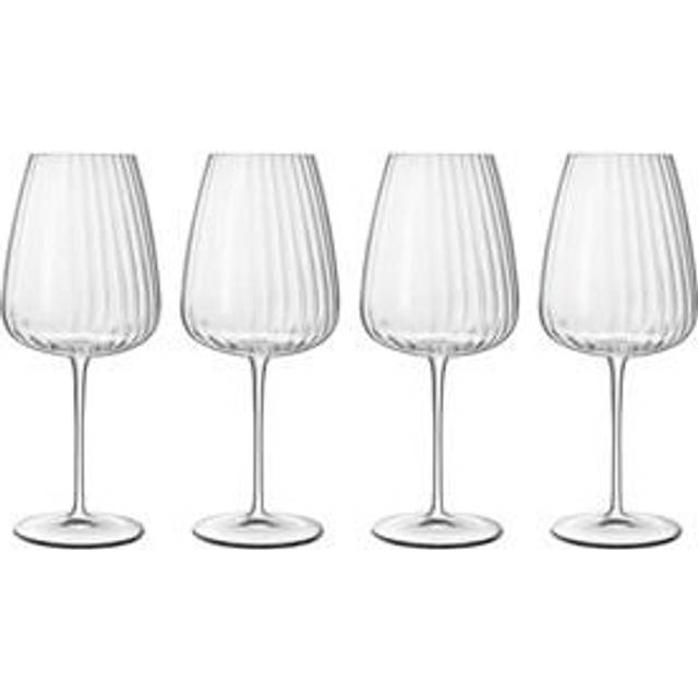 Luigi Bormioli Optica Bordeaux Glass Set - 700Ml X 4