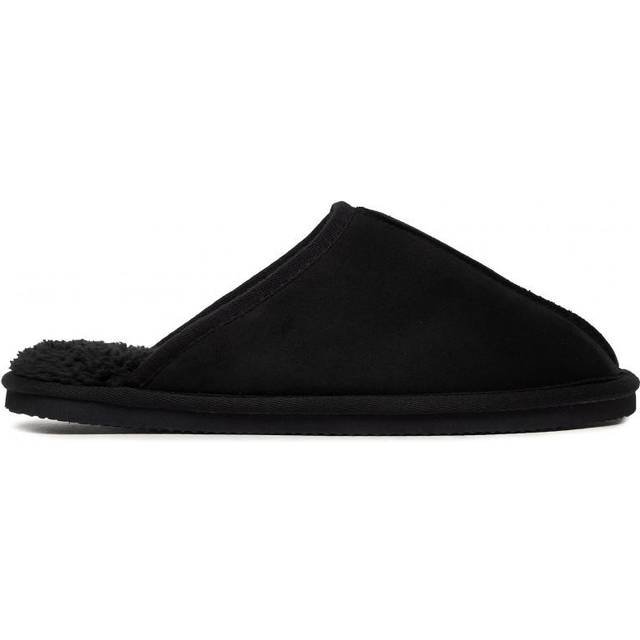 JACK & JONES herr Jfwdudely mikrofiber toffel antracit mule, Antracit, 41 EU