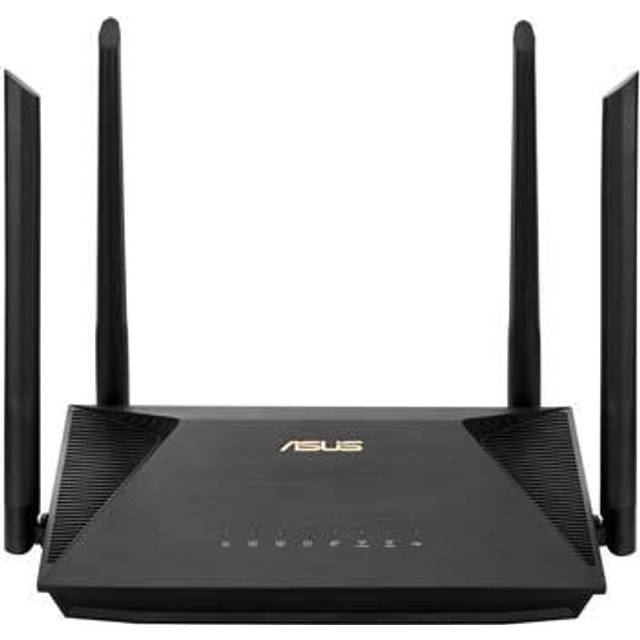 ASUS RT-AX53U wireless router Gigabit Ethernet Dual-band (2.4 GHz / 5 GHz) 4G Black