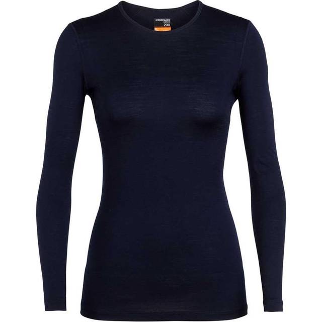 icebreaker Bodyfit 200 Oasis Long Sleeved Crew - Midnight Navy - M