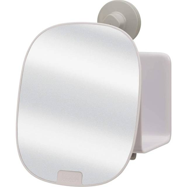 Joseph Joseph EasyStore Self-Draining Compact Shower Caddy with Mirror - White