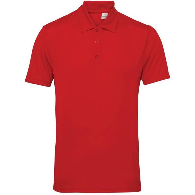 Tri Dri Mens Panelled Short Sleeve Polo Shirt