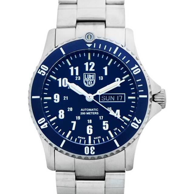 Luminox Sport Timer Stainless Steel Blue Dial Automatic Diver's XS.0924 200M Men's Watch blue