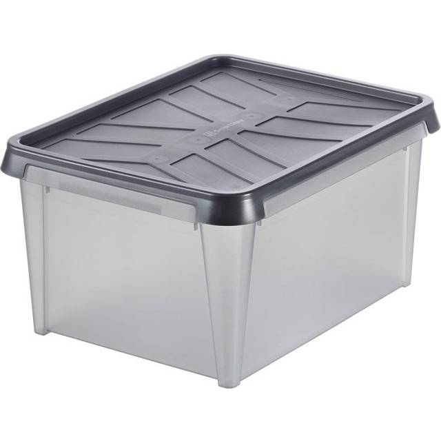 Orthex SmartStore Plastic Storage Box - 12L, Grey