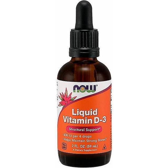 NOW Foods  Liquid Vitamin D-3  2 fl oz (59 ml) (100 IU per Drop)