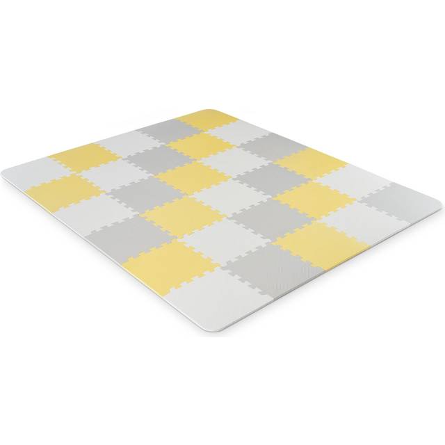 Kinderkraft Luno Puzzle Play Mat - Yellow