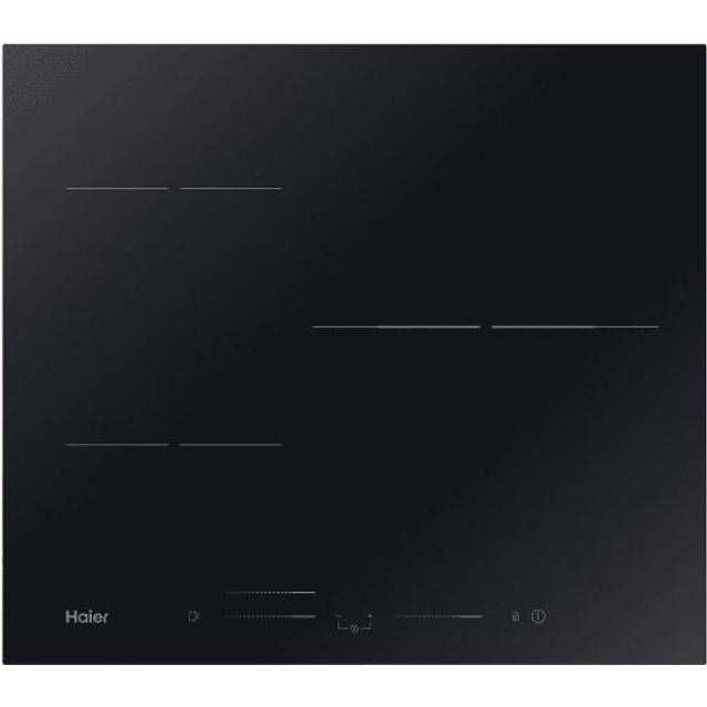 Haier Series 2 HAIDSJ63MC induktionshäll/multireglage drift och Wi-Fi-funktion (hOn app) / 3 matlagningszoner/ramlös design/svart glas