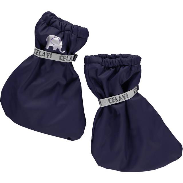 CeLaVi Skoskydd m. Fleece - PU - Marinblå - CeLaVi - 1-2 år (80-92) - Skoskydd