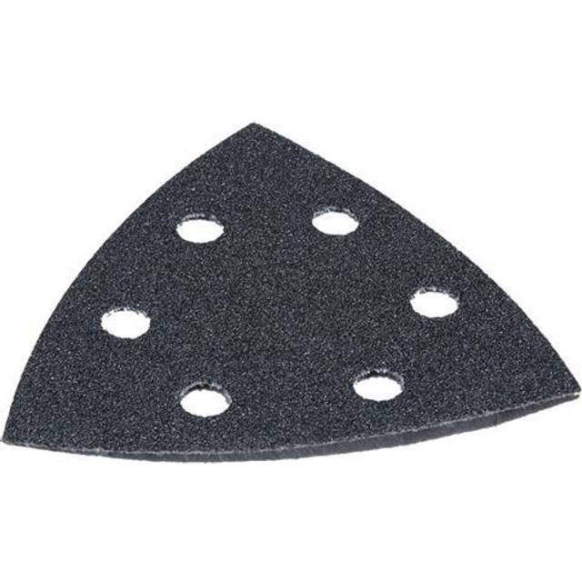 Makita Punched Hook and Loop Black Wood Delta Sanding Sheets Assorted Grit Pack of 10