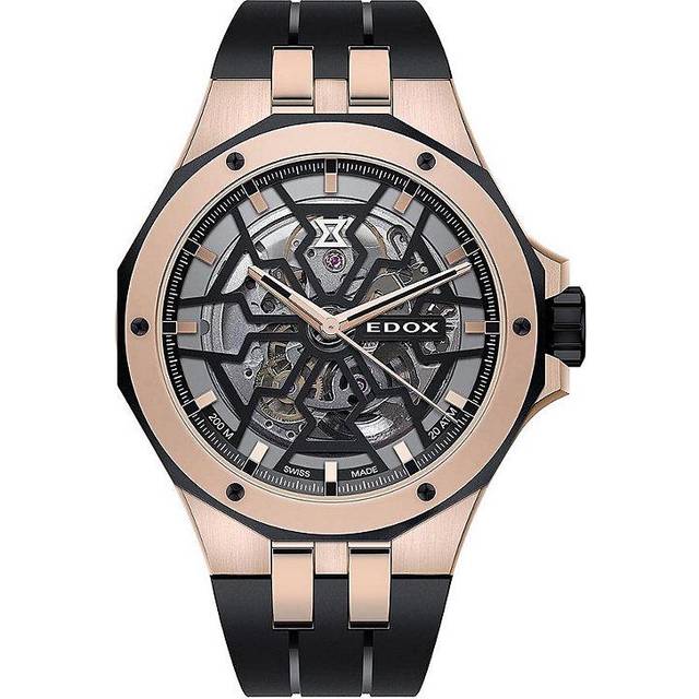 Edox 85303-357RN-NRN Delfin Mecano Automatik Herrenuhr 43mm 20ATM