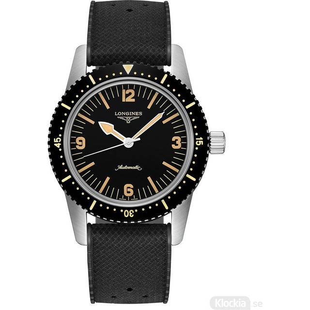Longines Watch Heritage Skin Diver Mens - Black