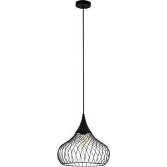 EGLO Staverton Teardrop Pendant Light - Black | TJ Hughes