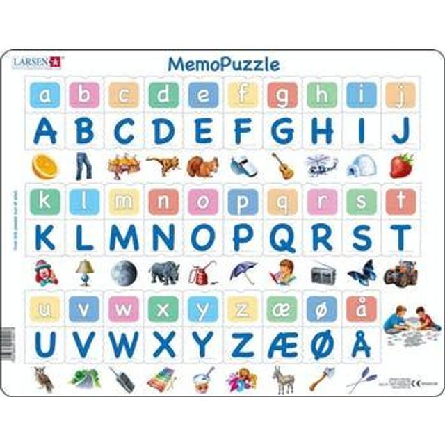 Larsen Memo Alphabet 58 Pieces