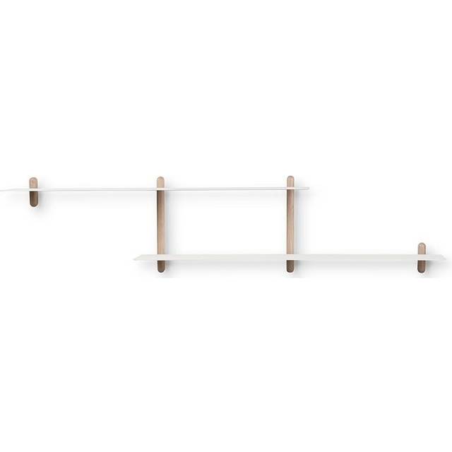 GEJST - Nivo Shelf H Light Oak/White