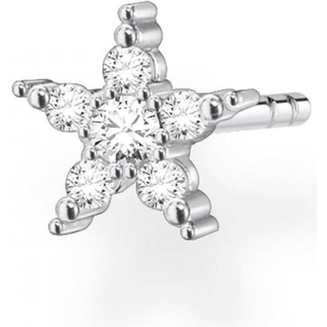 THOMAS SABO Silver Cubic Zirconia Star Single Stud Earring H2134-051-14
