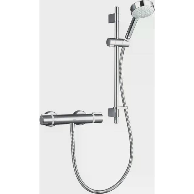 Mira Atom EV Thermostatic Bar Mixer Shower in Chrome Stainless Steel
