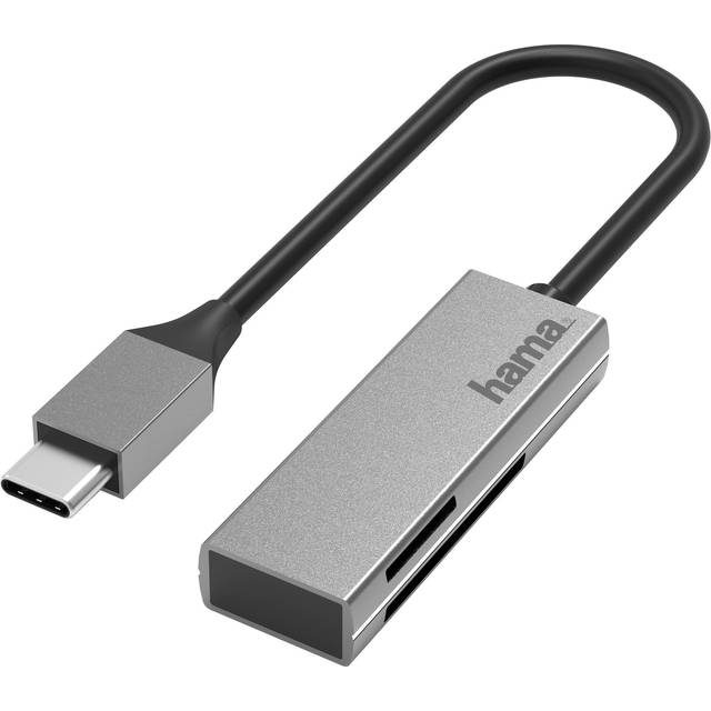 Hama USB-C Alu Card Reader Super Speed USB 3.0 SD SDHC SDXC Standard and Micro