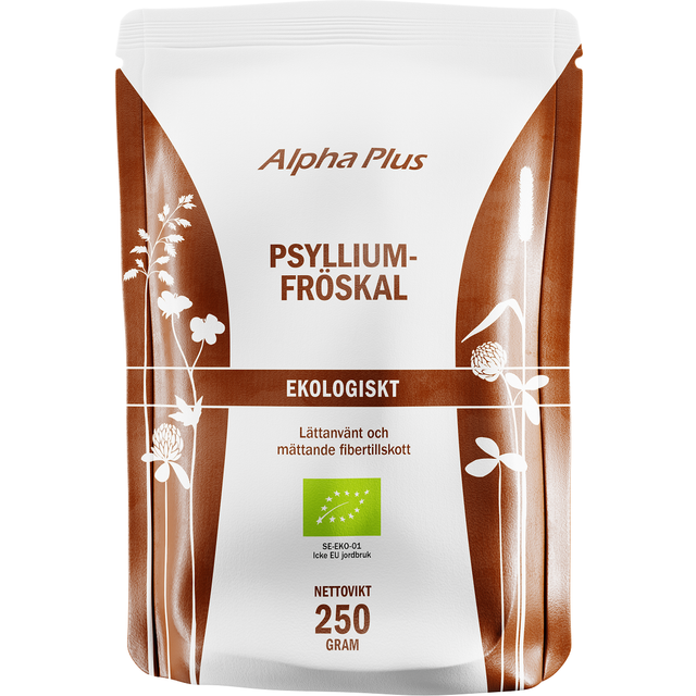 Alpha Plus Psylliumfröskal 250 g