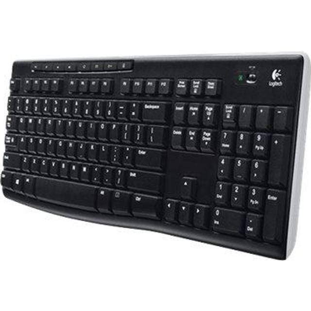 Logitech K270 – trådlöst tangentbord med Unifying-mottagare in Svart, Español (Qwerty)