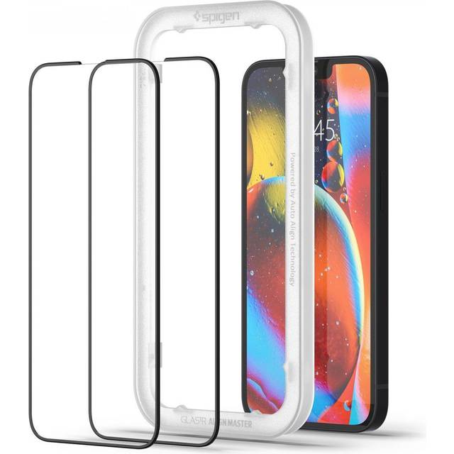 Spigen AGL03387, Cover, Apple, iPhone 13 / 13 Pro, 15,5 cm (6.1), Sort
