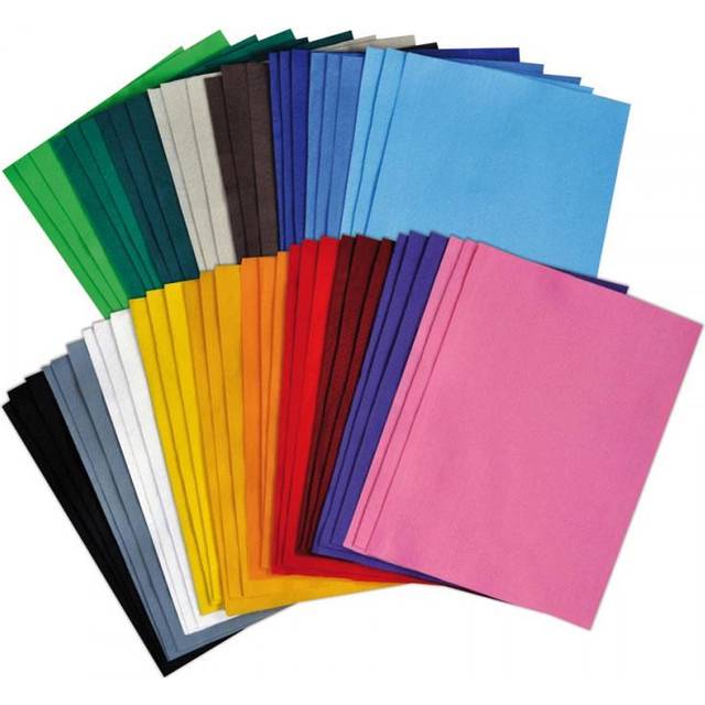 Felt sheets Mix 54 pcs