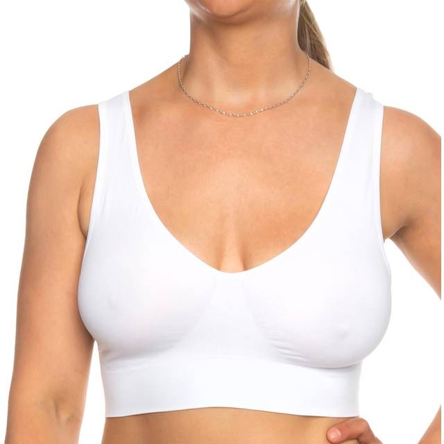 Missya Lucia Bra Top Wide Strap - White - Medium