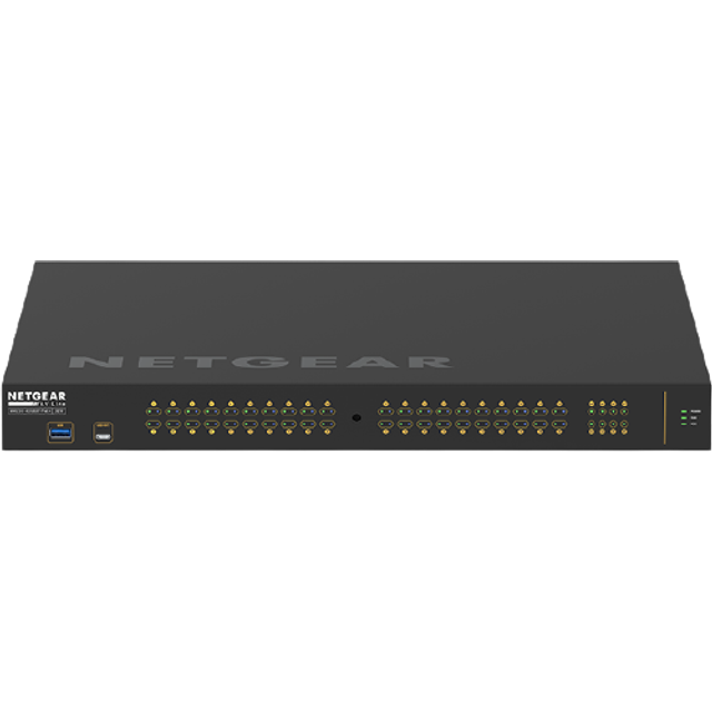 NETGEAR GSM4248PX-100EUS network switch Managed L2/L3/L4 Gigabit Ethernet (10/100/1000) Power over Ethernet (PoE) Black