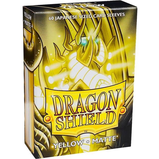 Dragon Shield Small Sleeves - Matte Yellow (60)