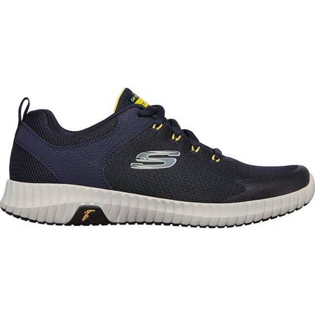 Skechers Elite Flex Prime Memory Foam Men's Trainers  Size: 8 Colour : Navy/Yellow