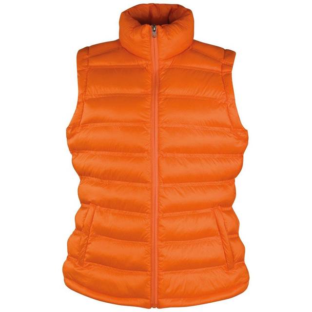 (S, Orange) Result Ladies/Womens Ice Bird Padded Bodywarmer / Gilet Jacket