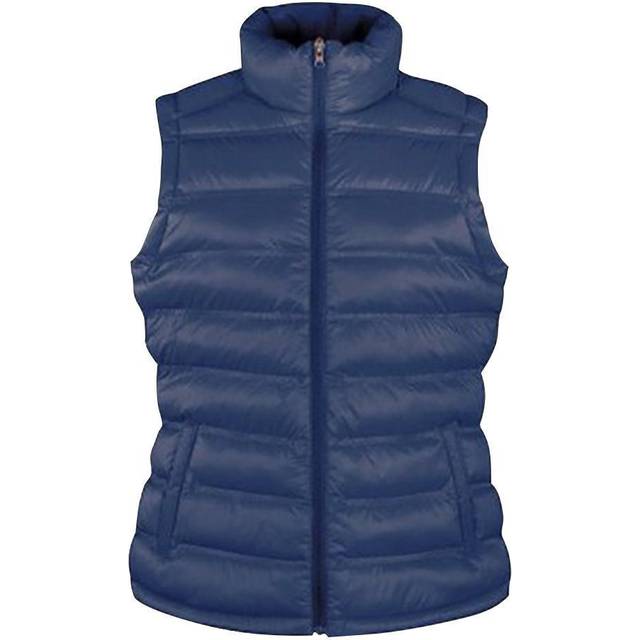 (M, Navy Blue) Result Ladies/Womens Ice Bird Padded Bodywarmer / Gilet Jacket
