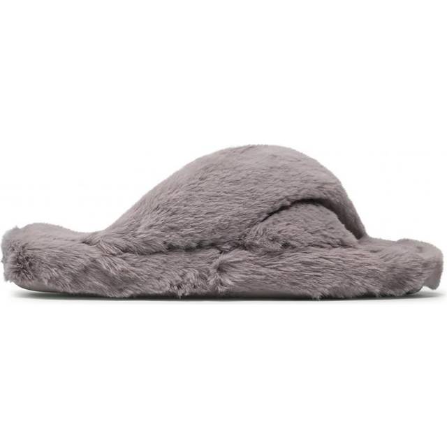 Ted Baker Lopply Womens Light Grey Slippers Faux Leather (archived) - Size UK 4